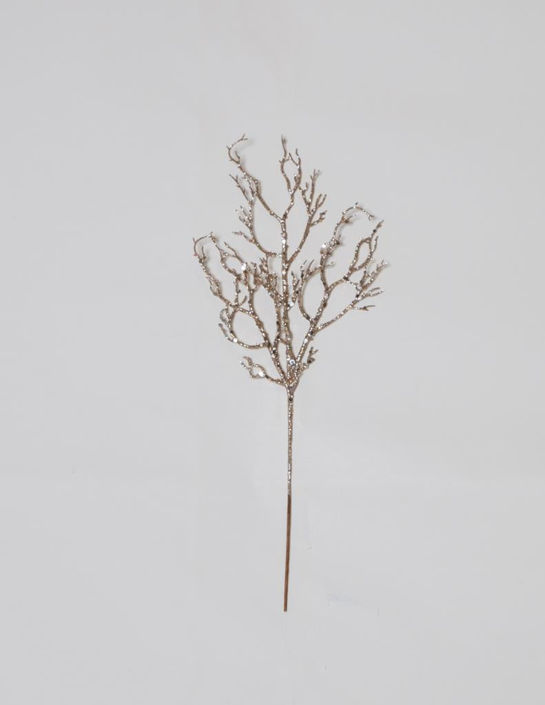 Champagne Twigs Spray 61cm