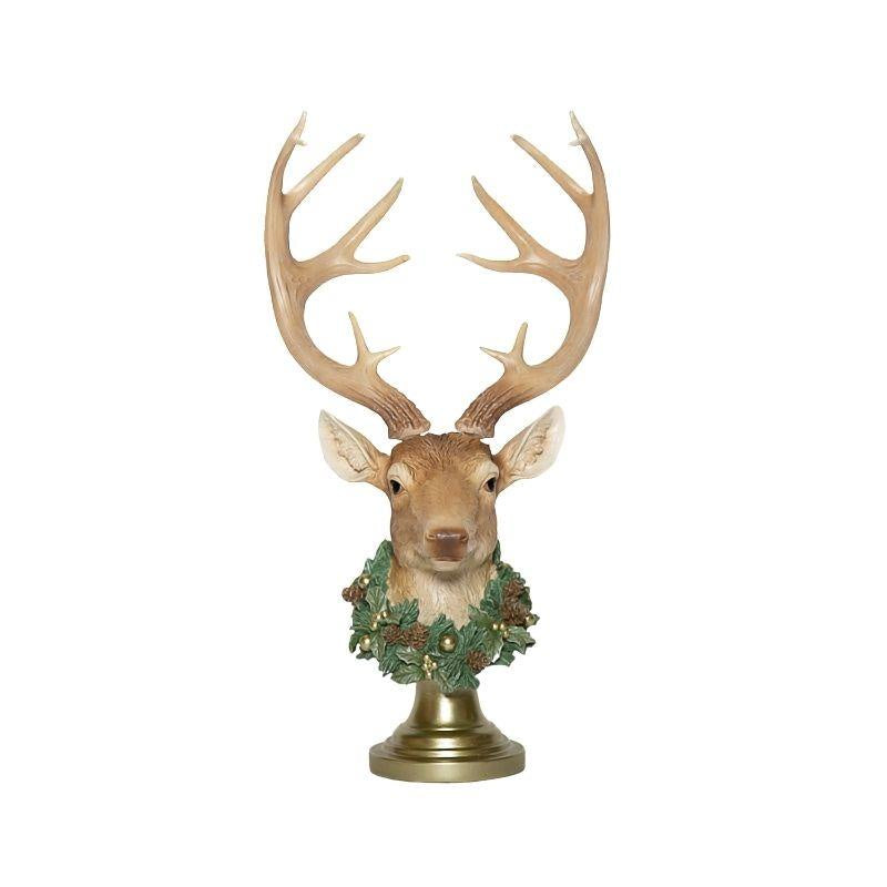 Ceramic Deer on Stand Small