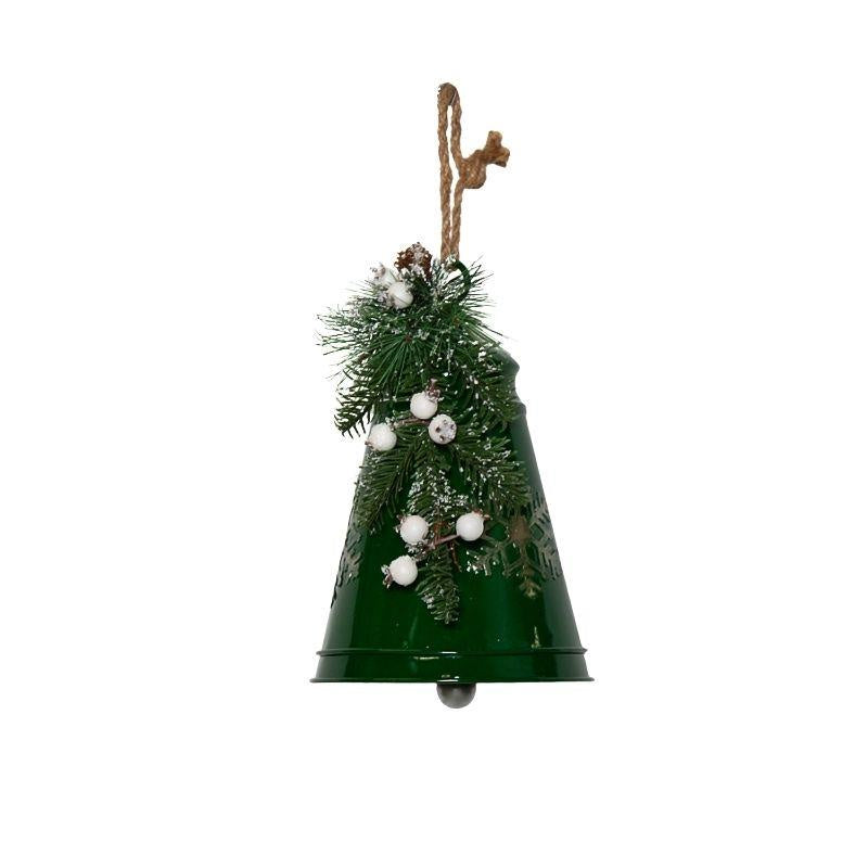 Metal Green Bell H:24CM