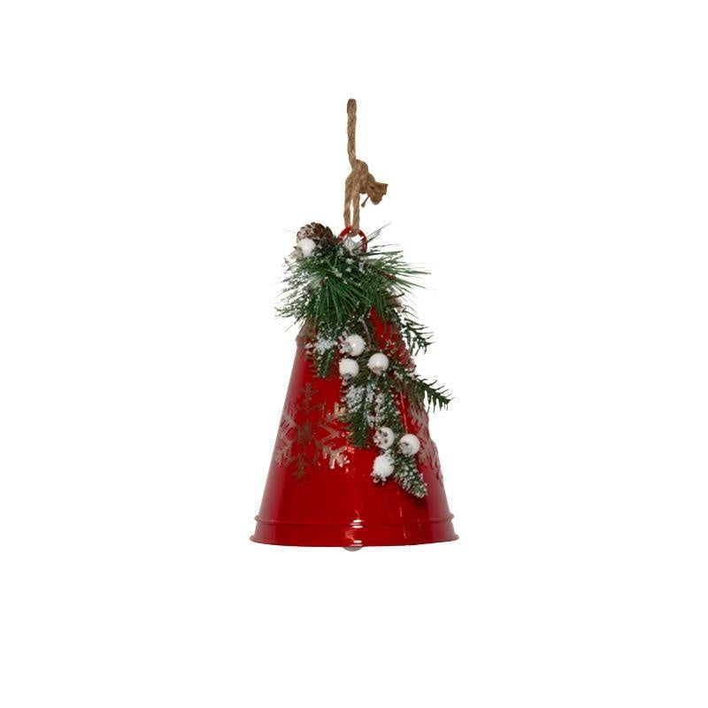 Metal Red Bell H:24CM
