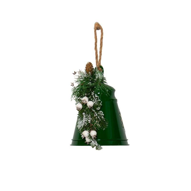 Metal Green Bell H:20CM