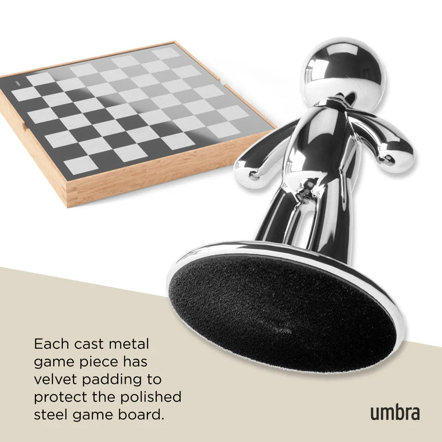 Buddy Chess Set, Natural