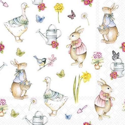 Easter Garden Napkin