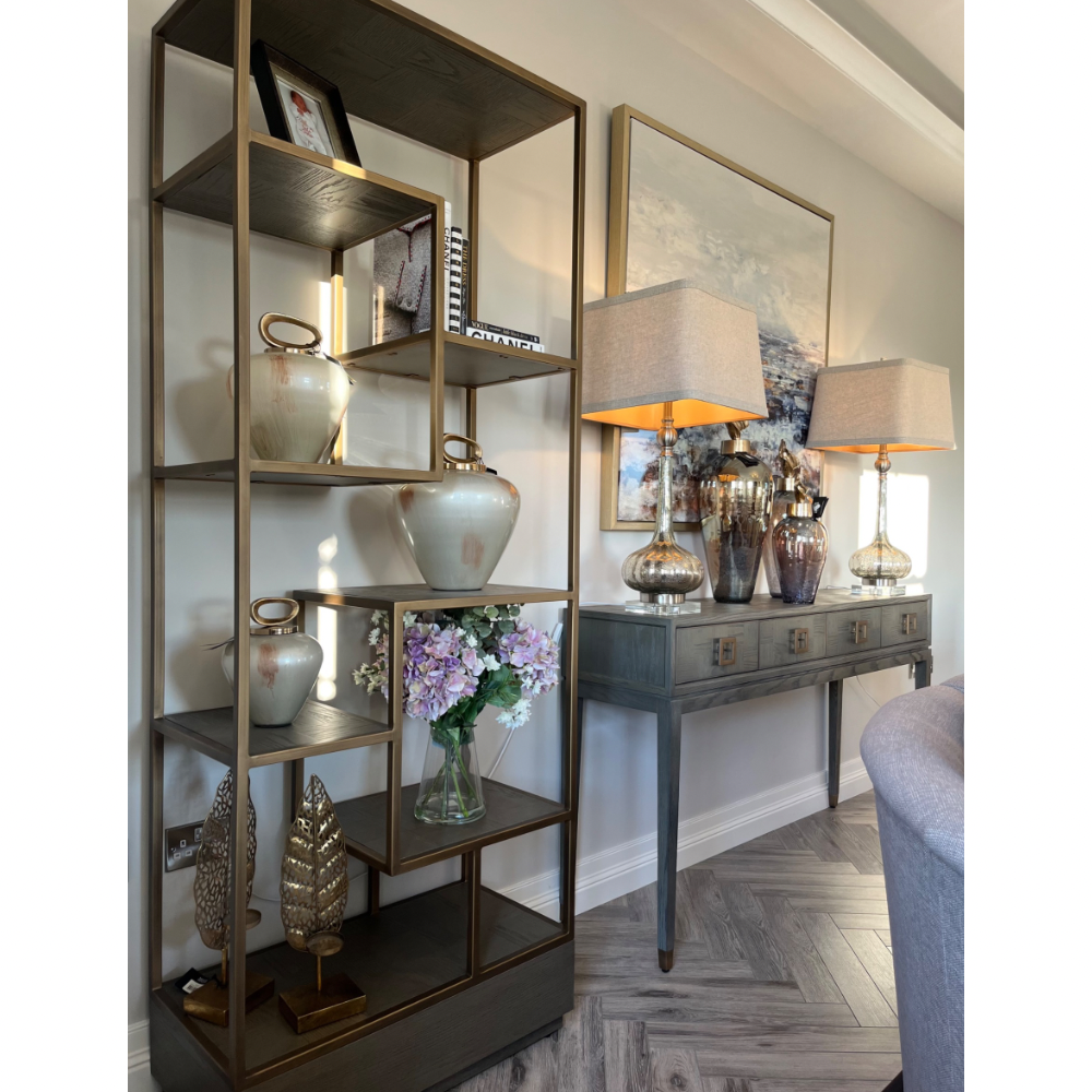 Astor Square Console Table with Drawers - The Gift & Art Gallery