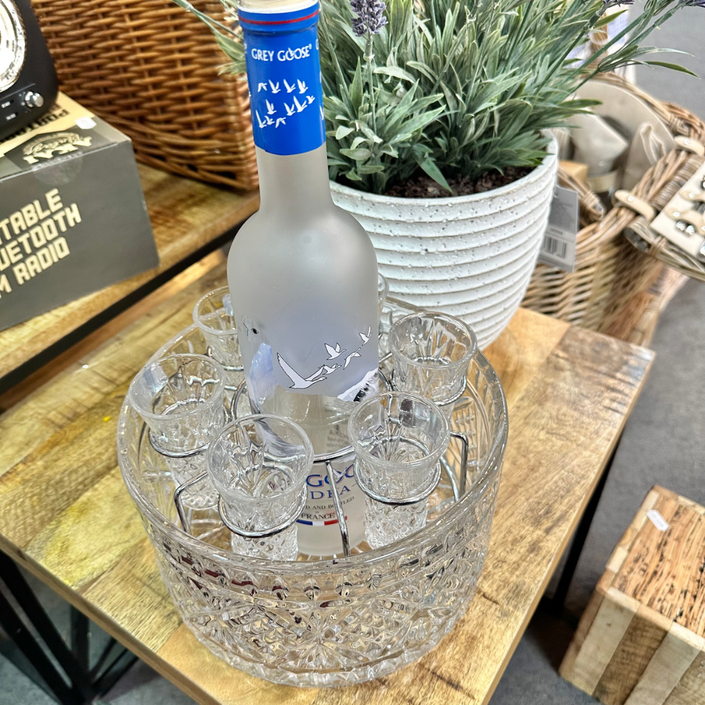 Adare Glass Vodka, Set Of 6