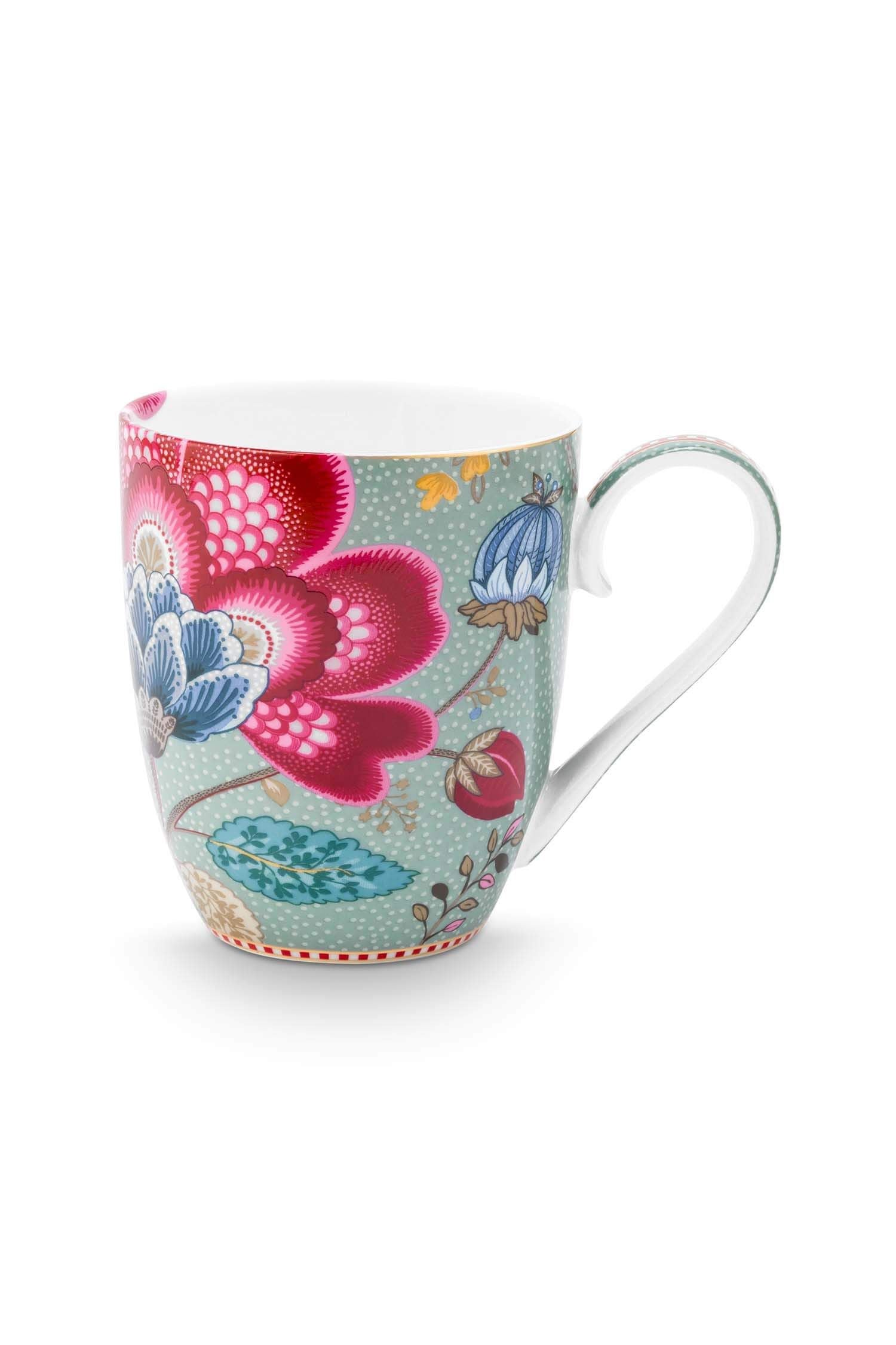 Mug Large Blooming Tales Fantasy Blue