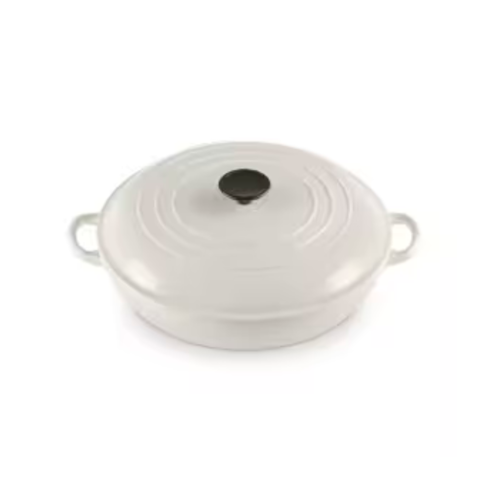 Le Creuset Shallow Casserole 30cm - Creme