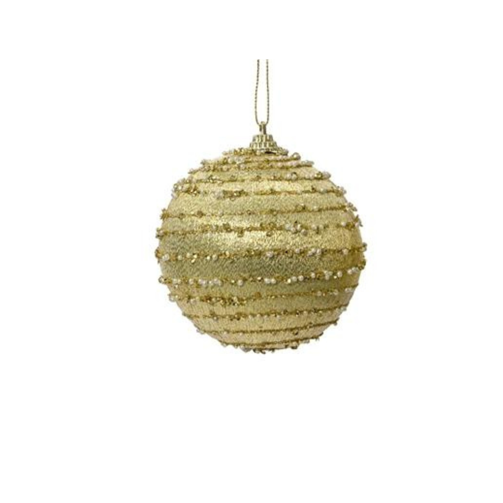 Light Gold Lines Bauble