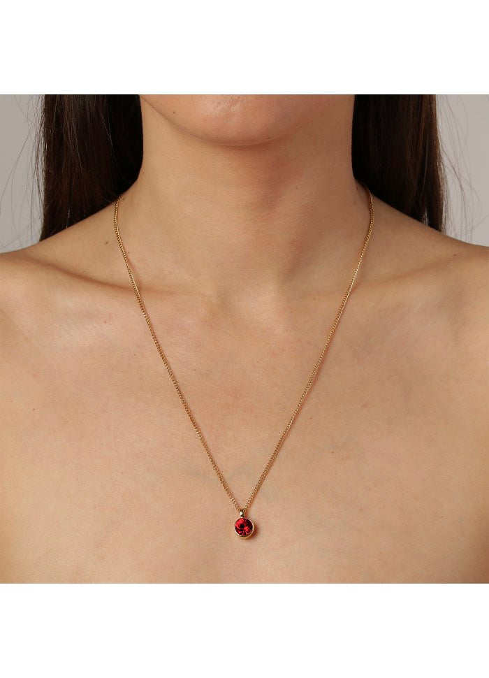 Ette Red Stone Necklace