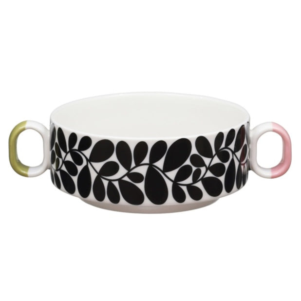 Sycamore Stripe Black Cereal Bowl