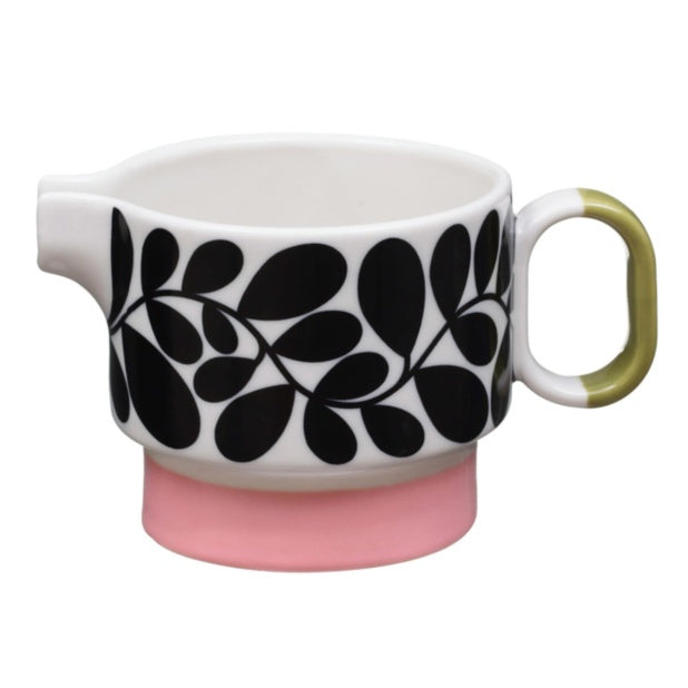 Sycamore Stripe Pink Milk Jug
