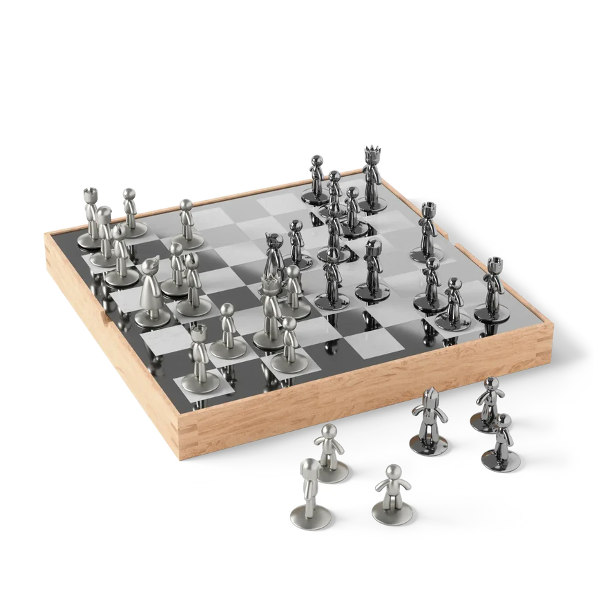 Buddy Chess Set, Natural