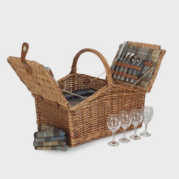 4 Person Ravenstor Double Lidded Hamper