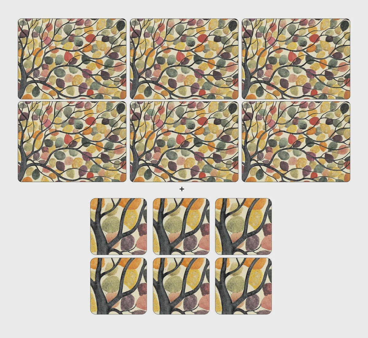Dancing Branches Placemats & Coasters Bundle