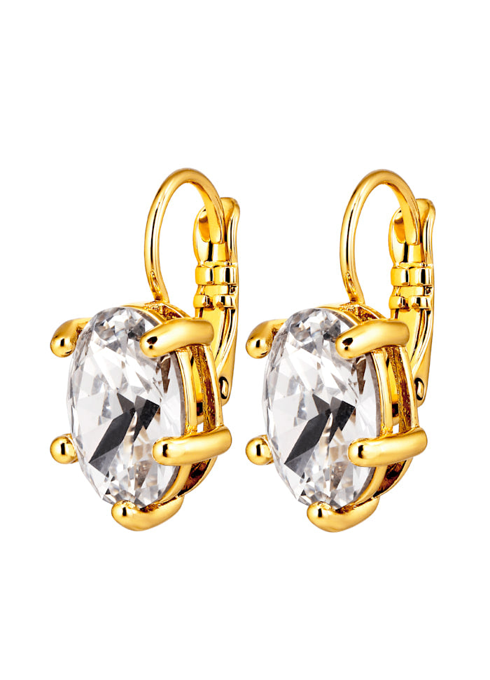 Kristy Clear Stone Drop Earrings