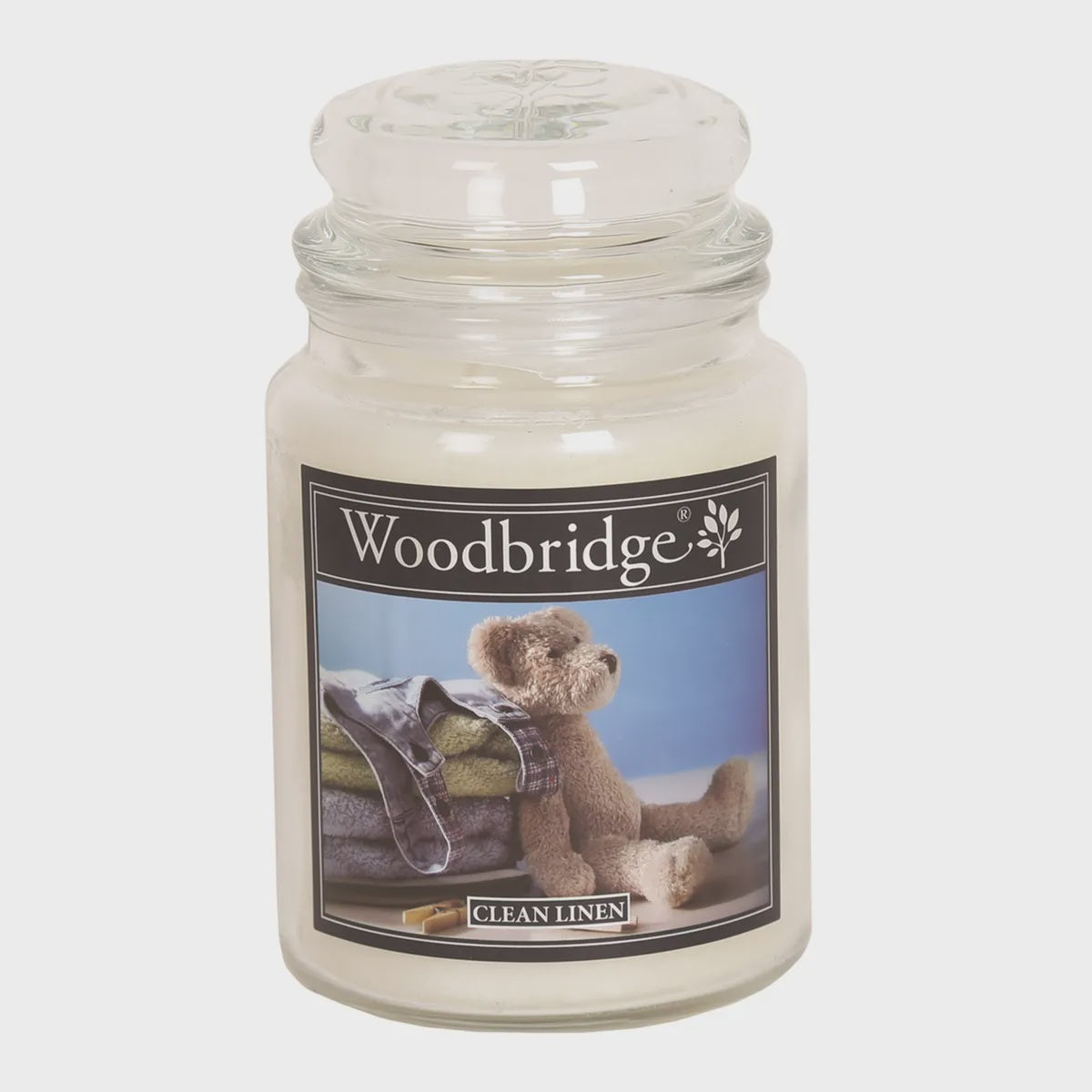 Clean Linen Large Scented Candle Jar