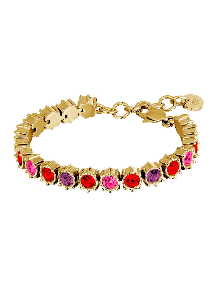 Courage Red & Purple Stone Bracelet