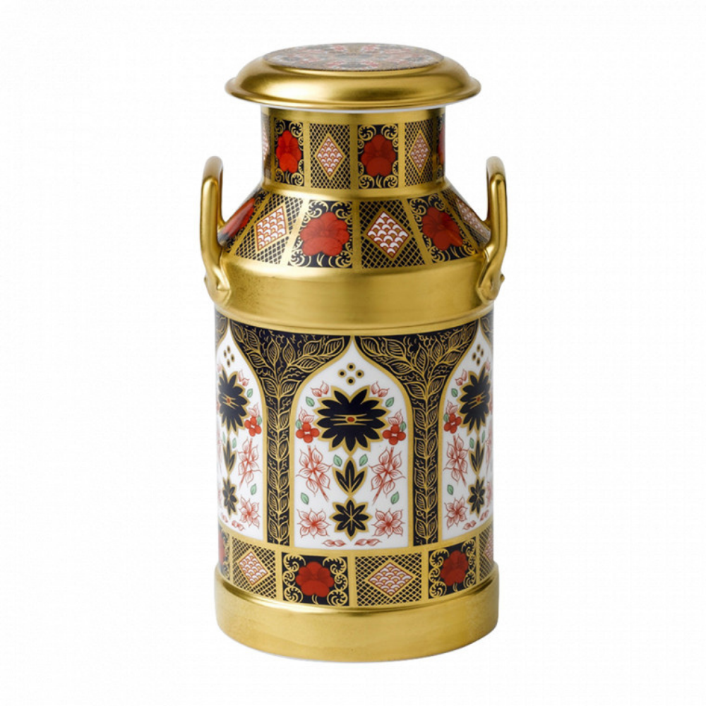 Old Imari Solid Gold Churn