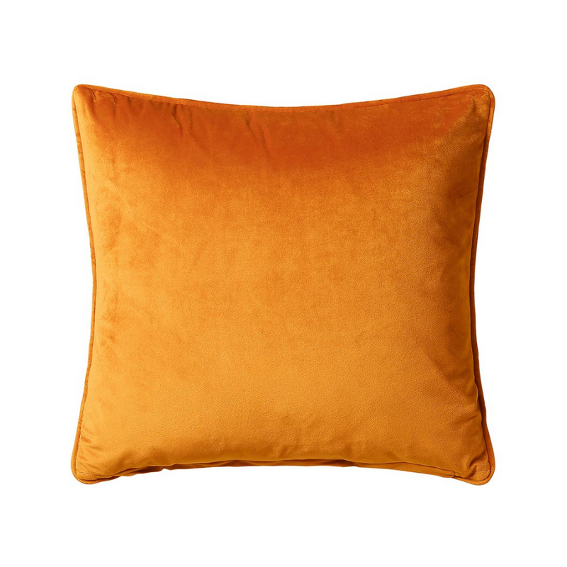 Bellini Velour 58x58cm Cushion, Ochre
