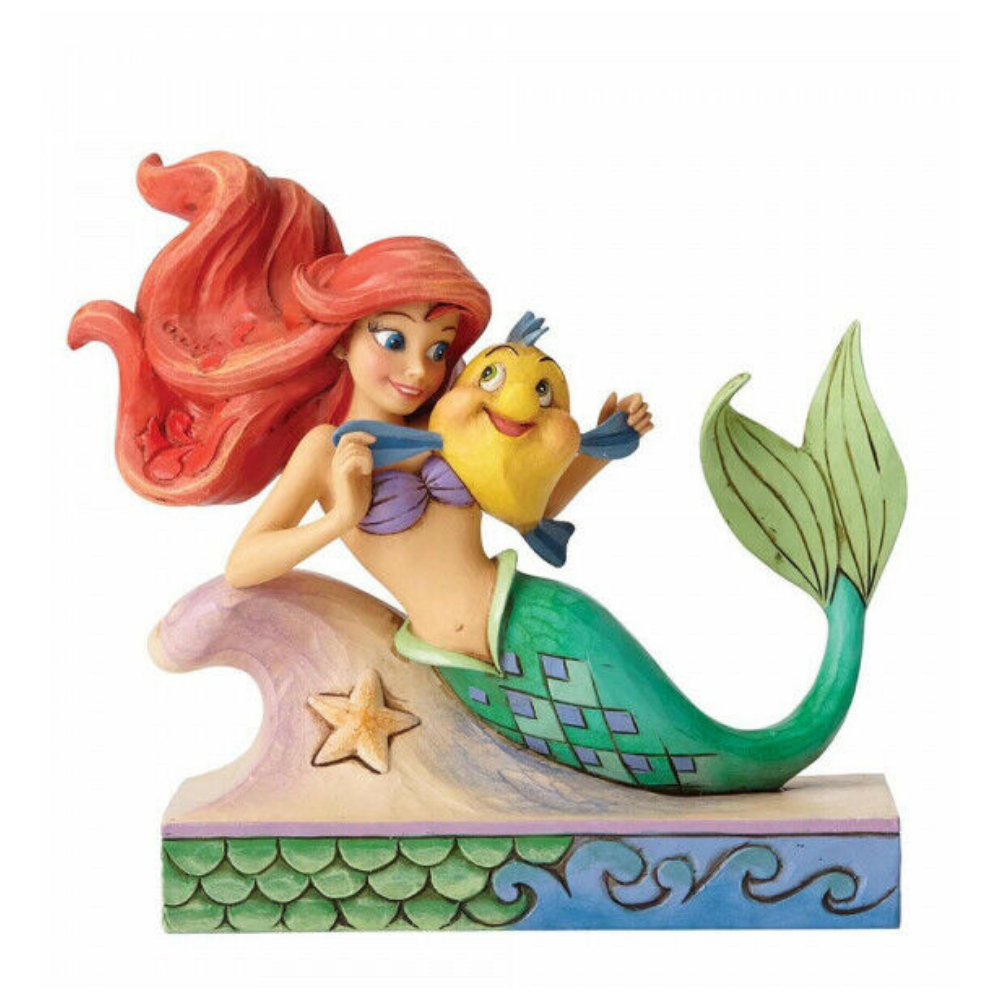 Fun and Friends - Ariel with Flounder Figurine