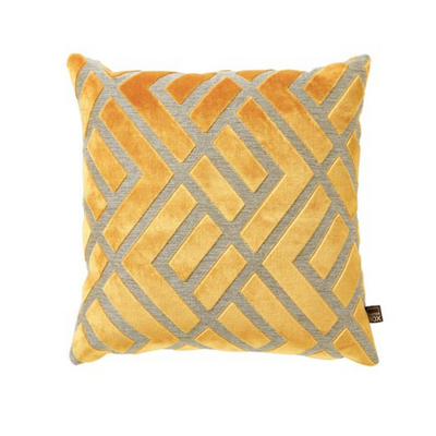 Senna 43x43CM Cushion, Yellow