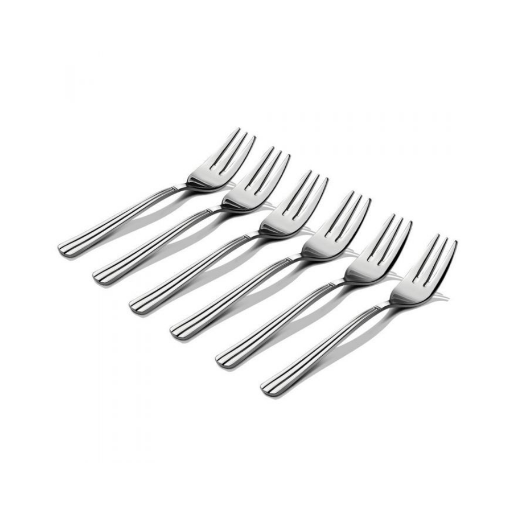 Nova Stainless Steel Pastry Fork, 6 Piece
