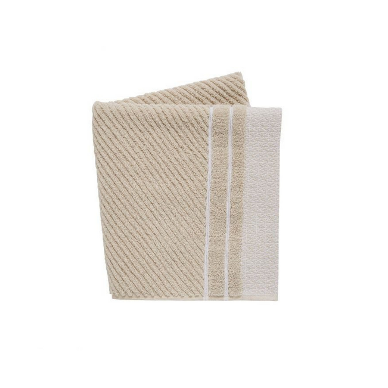 Murmur Ripple Towels in Linen