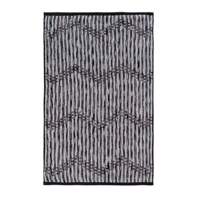 DKNY, Dot Chevron Towel - Charcoal