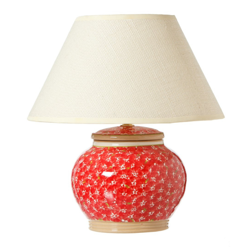 5" Red Lawn Lamp