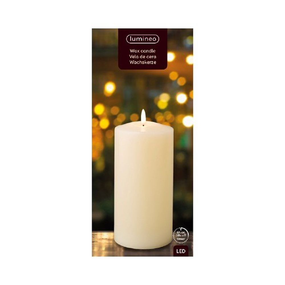 Battery operated LED Wax Church Candle