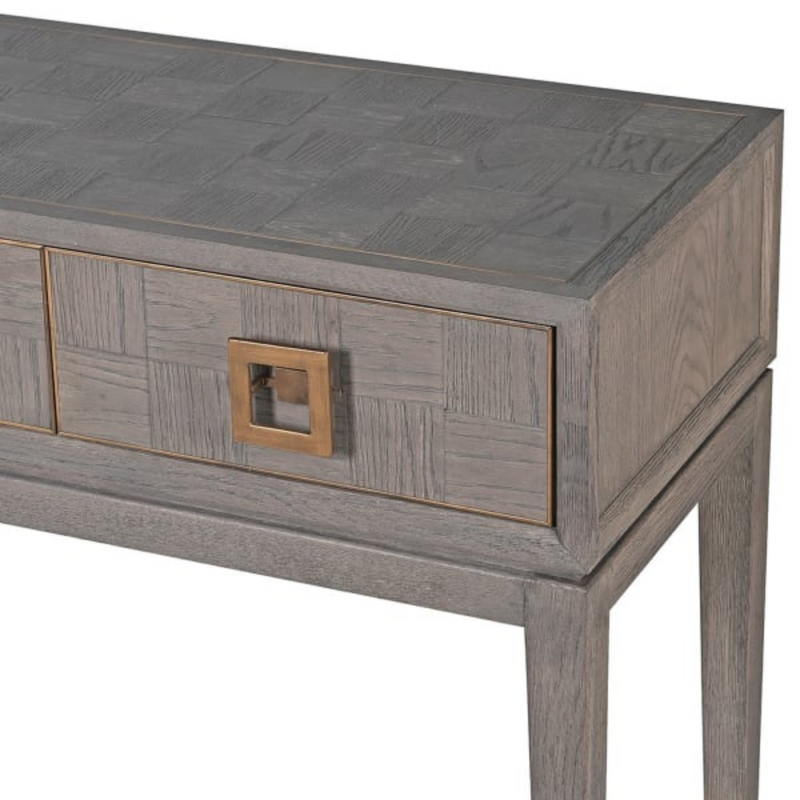Astor Square Console Table with Drawers