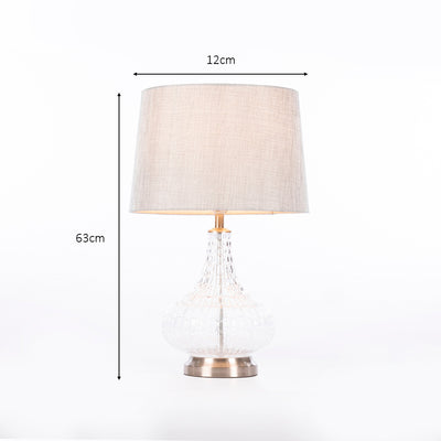 Lana Bulb Table Lamp Charcoal 63cm