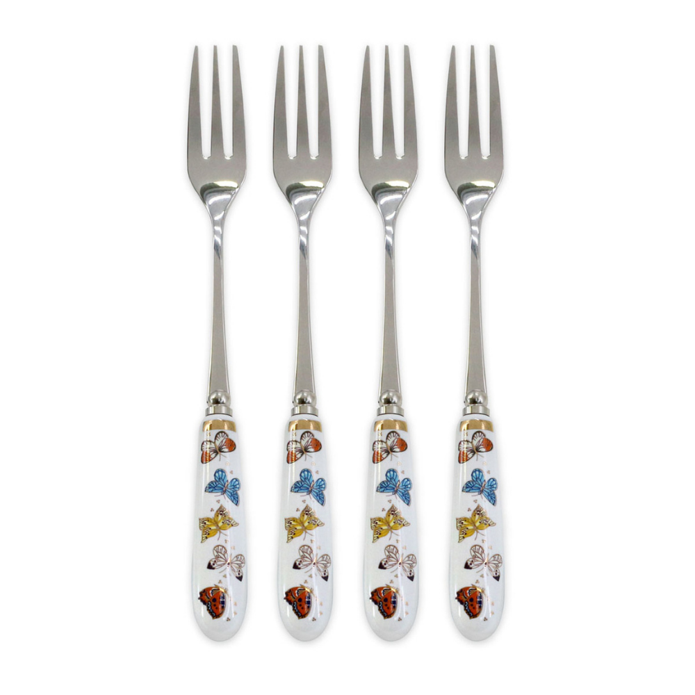 Butterfly Pastry Fork Set Of 4