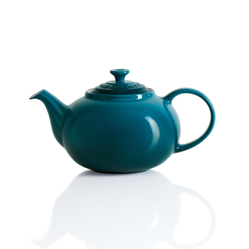 Stoneware Classic Teapot, Deep Teal