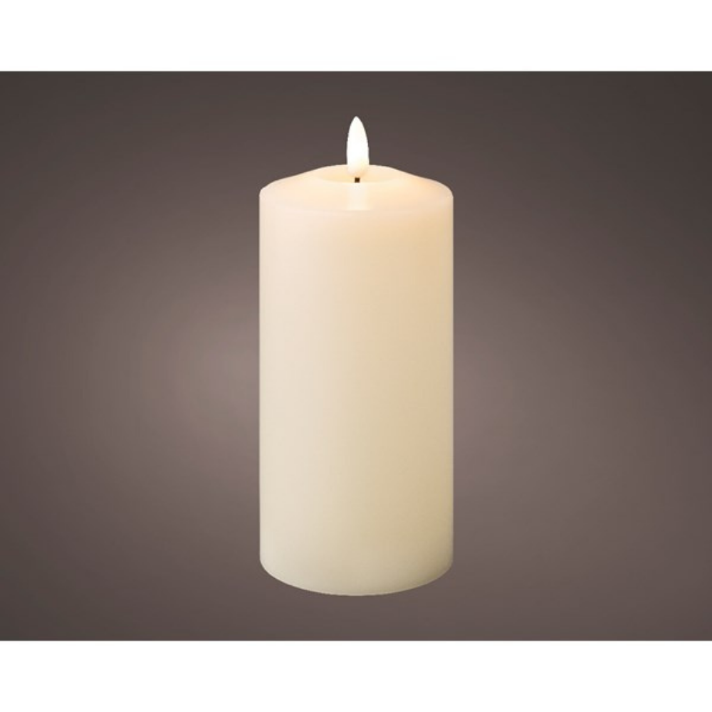 Battery operated LED Wax Church Candle