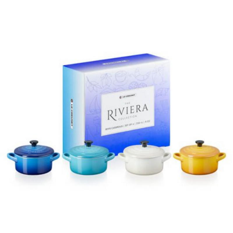 Riviera Collection Set of 4 Mini Cocottes