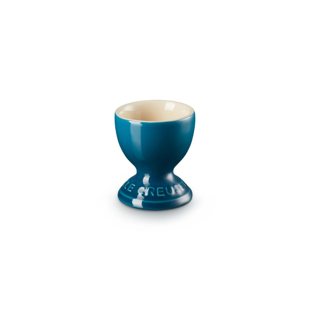 Stoneware Egg Cup, Deep Teal