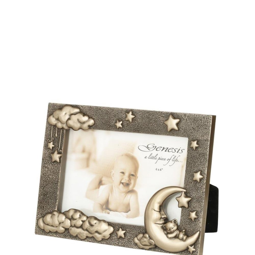 Moon & Teddy Picture Frame, 4x6