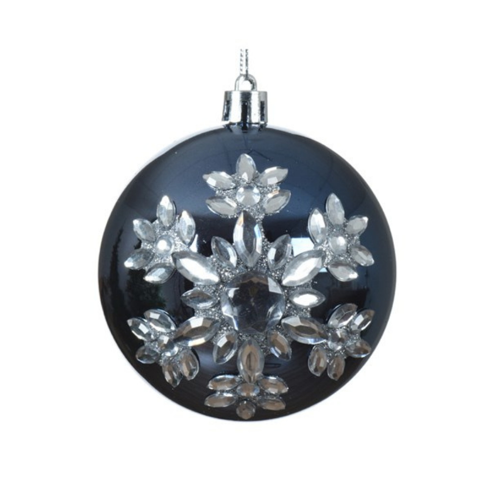 Night Blue Christmas Bauble.