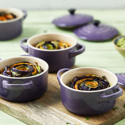 Stoneware Petite Casserole, Ultra Violet