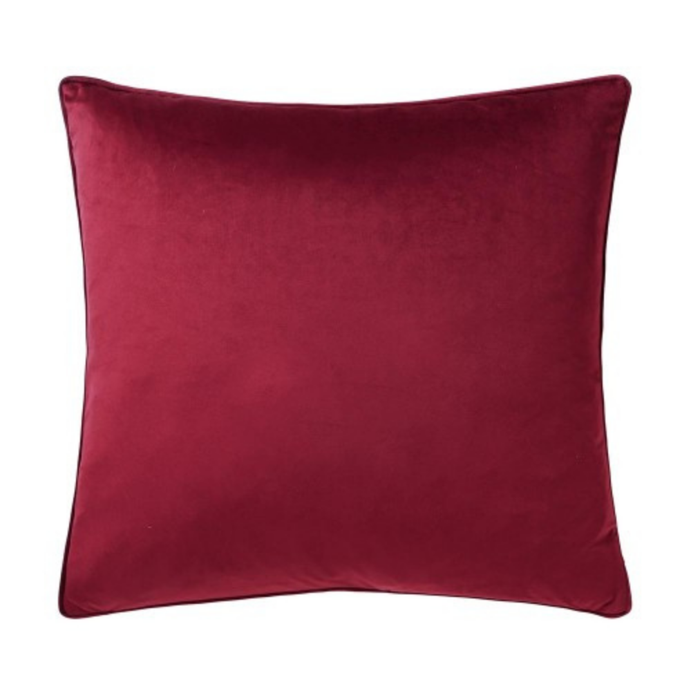 Bellini Velour 45 x 45cm Cushion, Berry