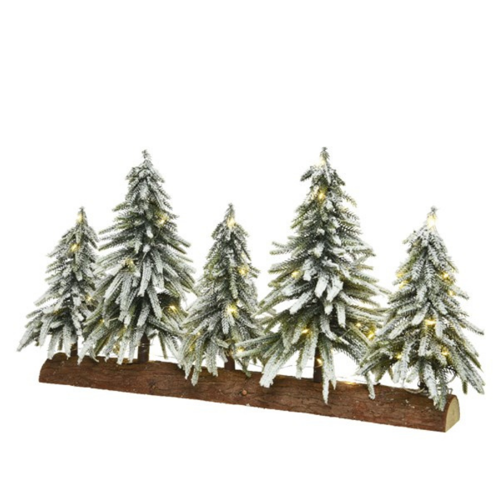 LED Snowy Christmas Tree Centrepiece