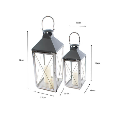 Nova S/2 Lanterns Chrome/grey Lrg/med