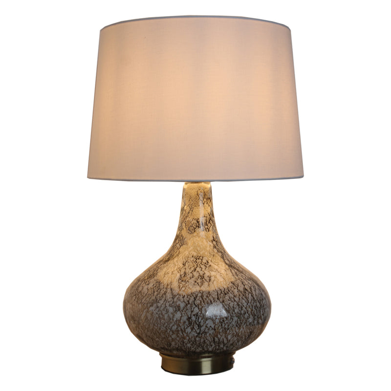 Rayna Marbled Glass Table Lamp 59cm