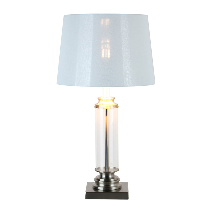 Ella Glass Cylinder Table Lamp 65cm