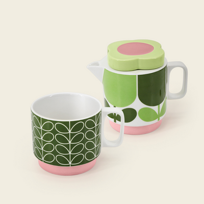 Block Flower Tea For 1, Fern