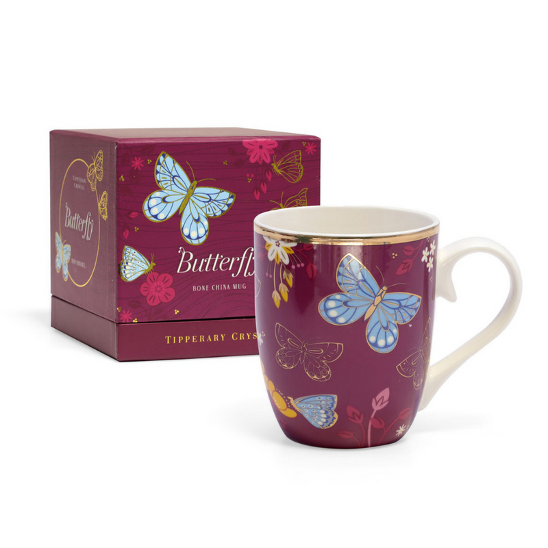 Single Butterfly Mug - The Common Blue