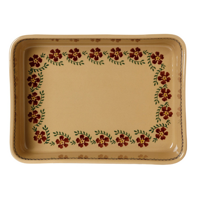 Large Rectangle Oven Dish Old Rose