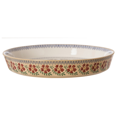Large Quiche Dish Old Rose