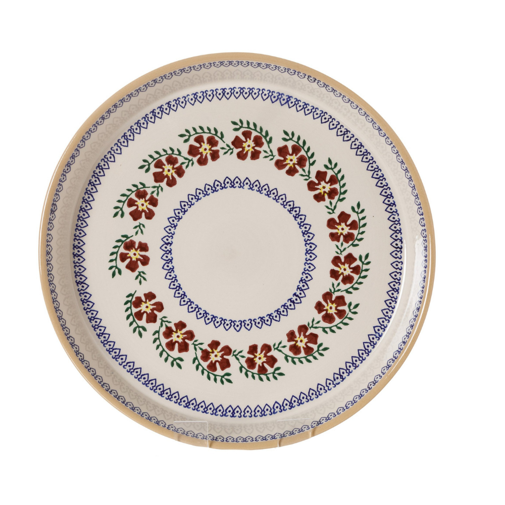 Large Quiche Dish Old Rose